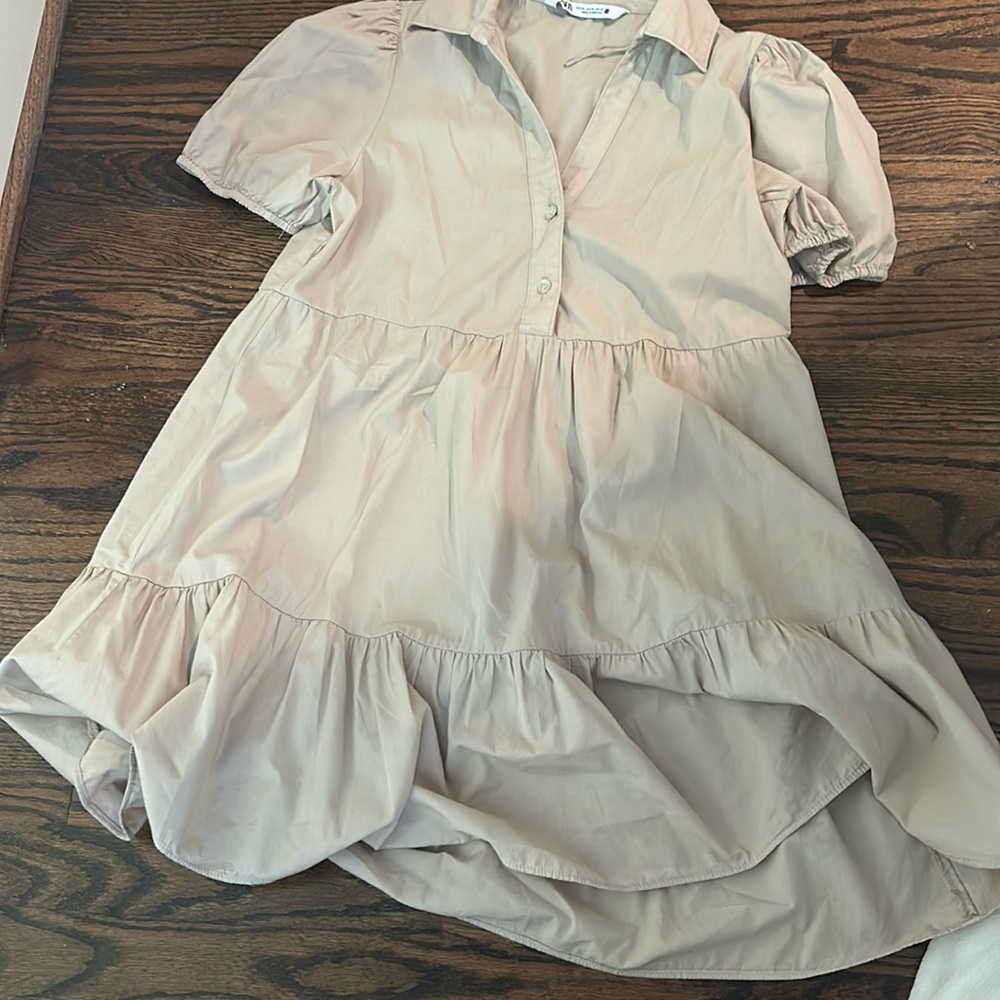 Zara brown dress